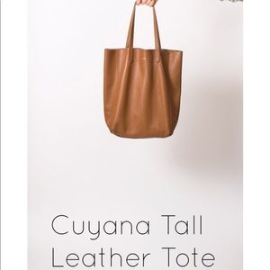 Cuyana leather tote